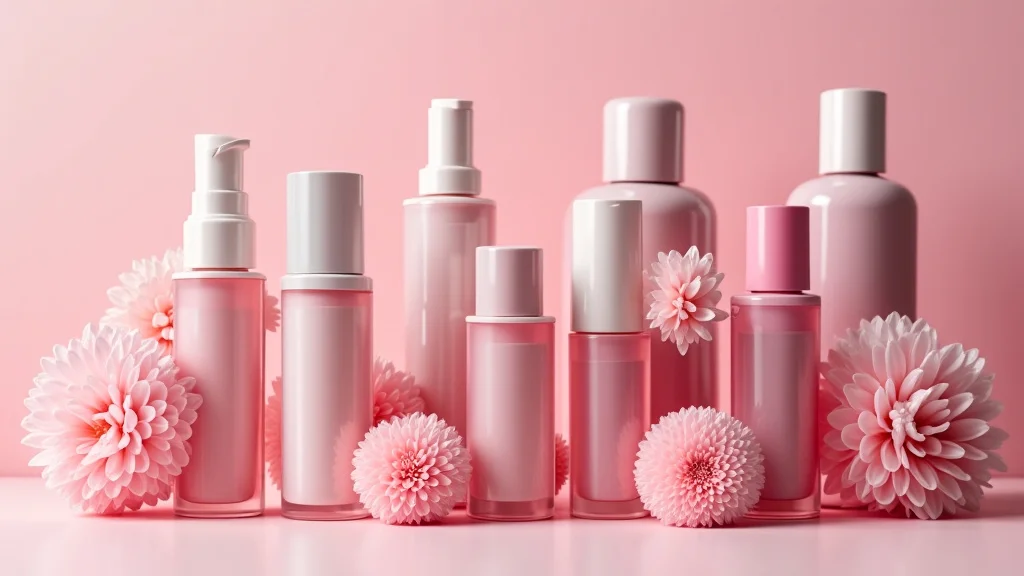 This image shows a colorful assortment of makeup and skincare products for exploring popular beauty brands.